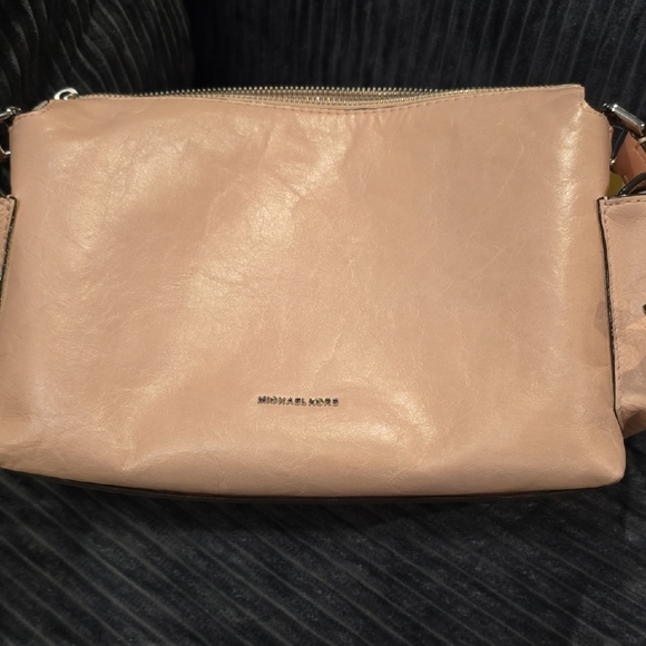 Michael Kors Blush Leather Crossbody Bag - Picture 2 of 14